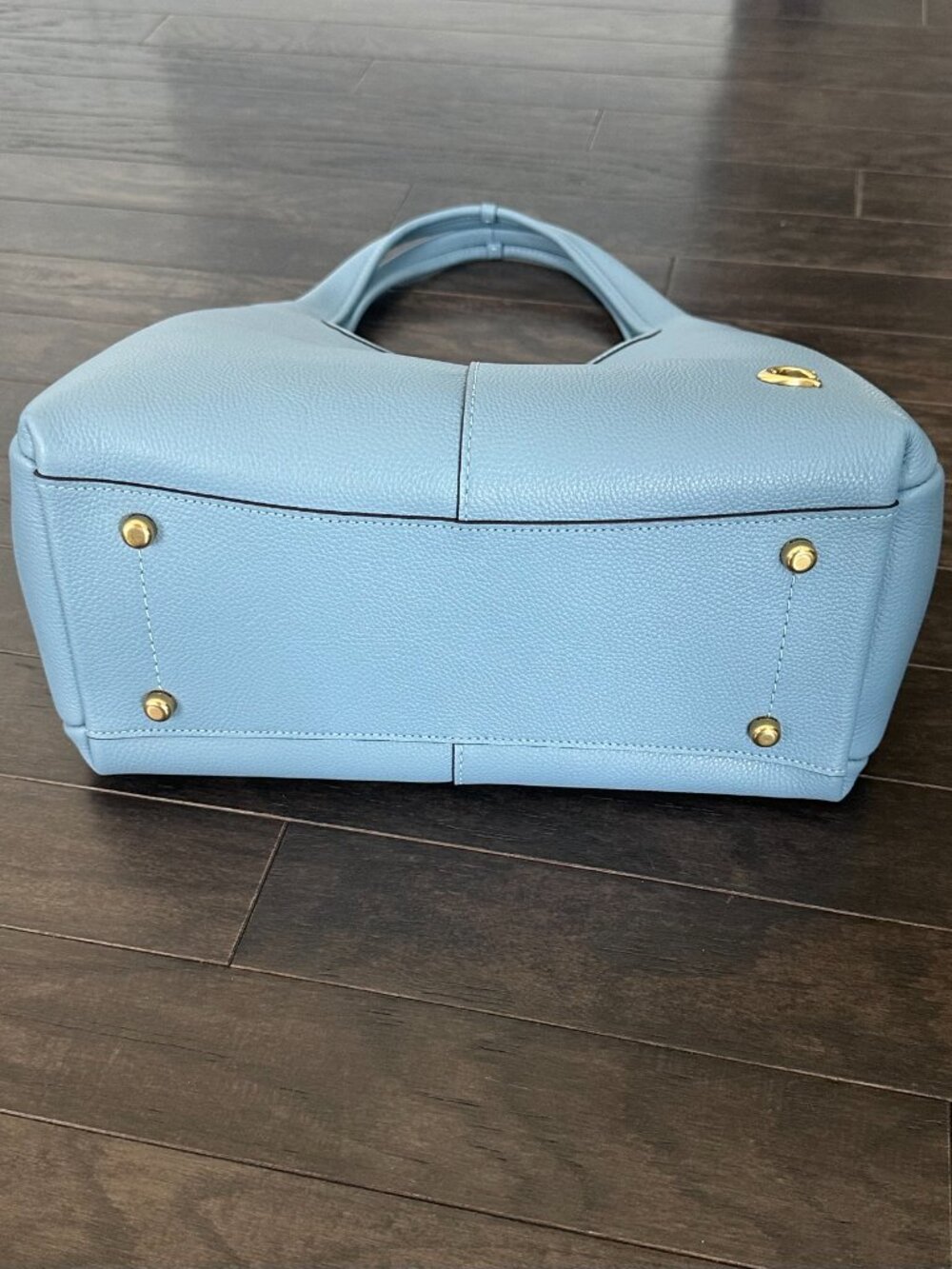 Coach 'Bluebell' Pebbled Leather Lana Shoulder Bag Style #M2479-CM544 *NWT* - Picture 13 of 13